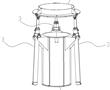 一种三缸同步提升电极的方法及圆形电极液压升降机与流程
