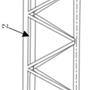用于倒三角管桁架的可空中调方向的吊装装置的制作方法